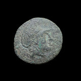 #g045# Greek bronze Macedonian coin of King Lysimachos from 305-281 BC