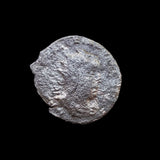 #p441# Roman silver Antoninianus coin of Valerian I, minted in 257 AD