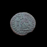 #q140# Roman Bronze coin issued by Valentinian I from 364-375 AD