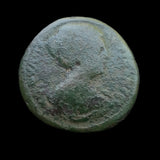 #p678# Roman provincial bronze coin issued by empress Plautilla from 200-205 AD