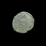 #p959# Roman bronze coin issued by Theodosius I from 384-388 AD (Rare)