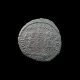 #q051# Roman Bronze coin issued by Constans from 346-348 AD