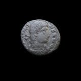 #q158# Roman Bronze coin issued by Constans from 347-348 AD