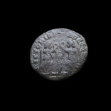 #q158# Roman Bronze coin issued by Constans from 347-348 AD