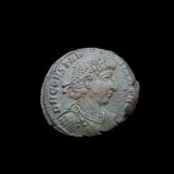 #q144# Roman Bronze coin issued by Constantius II from 351-355 AD