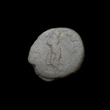 #q184# Roman provincial bronze coin of Geta from 198-209 AD (Marcianopolis)