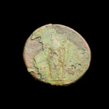 #q091# Roman bronze coin of Faustina I, minted between 141-161 AD