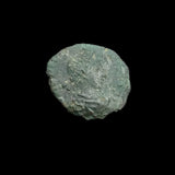 #p715# Roman Bronze coin issued by Theodosius I from 388-395 AD