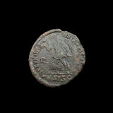 #p796# Roman Bronze coin issued by Valentinian I from 364-375 AD