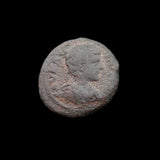 #q301# Roman provincial bronze coin Geta from 198-209 AD (Pautalia)