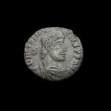 #p969# Roman Bronze coin issued by Constantius II from 351-355 AD