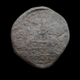 #q071# Byzantine Follis coin of Romanus III from 1028-1034 AD (Double struck)