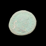 #q160# Roman Follis coin of Maximinus II from 305-308 AD