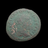#q160# Roman Follis coin of Maximinus II from 305-308 AD