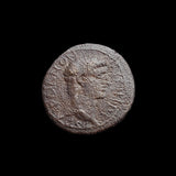 #q306# Roman provincial coin of Trajan from Myrina, 98-117 AD