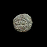 #p406# Anonymous copper Umayyad Fals coin from Spain 711-750 AD (Copy)