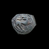 #q323# Rare Golden Horde copper coin of Abdallah from 1363-1370 AD