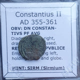 #k562# Roman Bronze coin issued by Constantius II from 355-361 AD