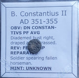 #n473# Roman barbarous issue bronze coin issued by Constantius II from 351-355 AD