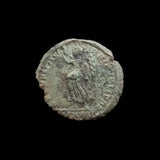 #p908# Roman Bronze coin issued by Valens from 364-375 AD