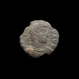 #i027# Roman Bronze coin issued by Valens from 364-375 AD