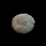 #i589# Roman Bronze coin issued by Eudoxia from 395-401 AD