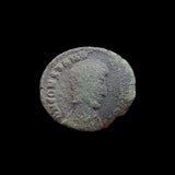#h866# Roman Bronze coin issued by Constantius II from 351-355 AD