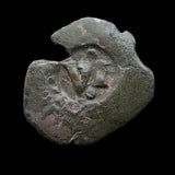 #o888# Spanish Countermarked 6 maravedis coin of Philip IV, 1636 AD