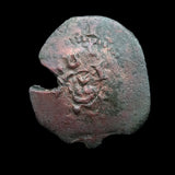 #o888# Spanish Countermarked 6 maravedis coin of Philip IV, 1636 AD