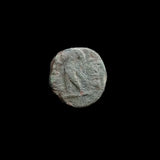 #f545# Greek bronze ae10 coin from Seleucid King Antiochus III, 222-187 BC