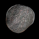 #L244# Medieval Hungarian Copper coin of Bela III from 1172-1196 AD