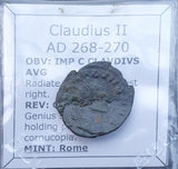 #n585# Roman Antoninianus coin of Claudius II from 268-270 AD