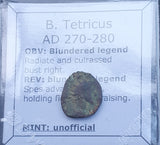 #P312# Roman barbarous issue coin of Tetricus from 270-280 AD