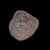 #L240# Byzantine Trachy coin of Alexius III from 1194-1204 AD (Constantinople)