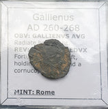 #e941# Roman Antoninianus coin of Gallienus from 260-268 AD