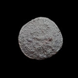 #o704# Anonymous copper Umayyad Fals coin from Wasit, Iraq 696-750 AD