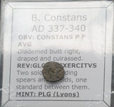 #o530# Roman barbarous issue bronze coin issued by Constans from 337-340 AD