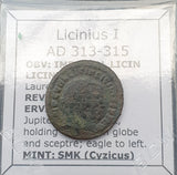 #M717# Roman Bronze coin issued by Licinius I from 313-315 AD