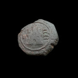 #q395# Spanish Medieval 4 maravedis coin of Philip IV from 1624 AD