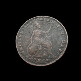 #q452# British 1 Farthing coin of William IV from 1837 AD