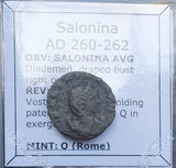#h181# Roman Antoninianus coin of Salonina from 260-262 AD