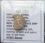 #g676# Roman silver denarius coin of Comomdus from 192 AD