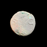 #P114# Roman bronze Ae As coin of Agrippa from 37-41 AD