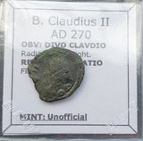 #Q477# Roman barbarous coin of Claudius II from 270 AD