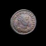 #Q478# Roman Antoninianus coin of Diocletian from 295-296 AD