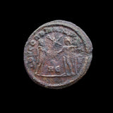 #Q478# Roman Antoninianus coin of Diocletian from 295-296 AD