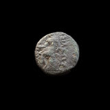 #f128# Greek bronze ae12 coin from Seleucid King Antiochus III, 222-187 BC