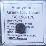 #i319# Anonymous Greek City Issue Bronze coin of Smyrna from 190-170 BC