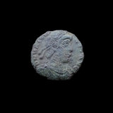 #q042# Roman Bronze coin issued by Valens from 364-375 AD