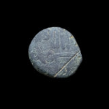 #p685# Anonymous copper Umayyad Fals coin from Spain 711-750 AD